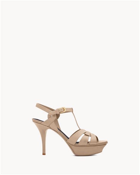 ysl tribute price|TRIBUTE platform sandals in smooth leather .